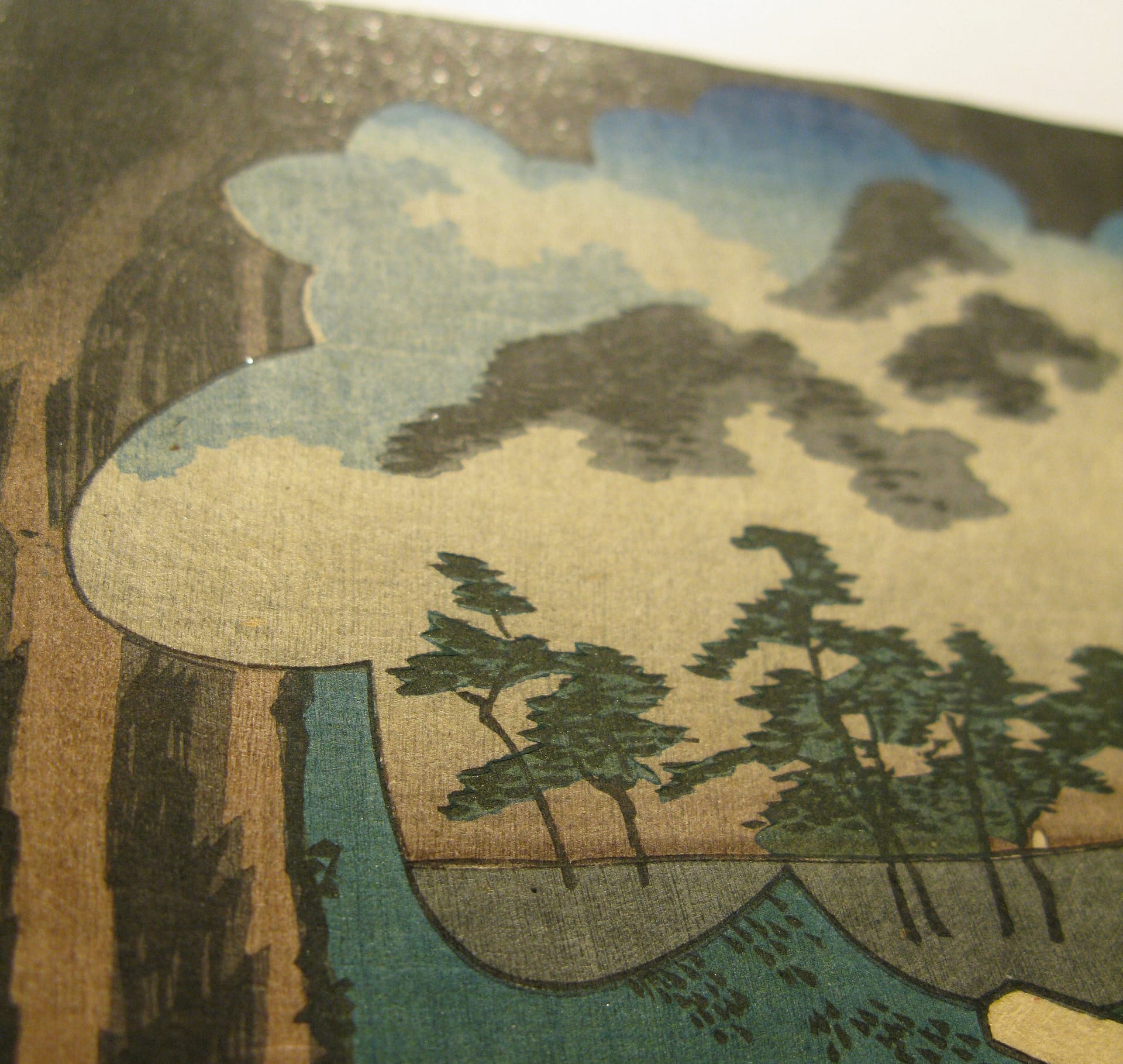 Kuniyoshi - Kisokaido rokujuku tsugi - Itahana - detail 7